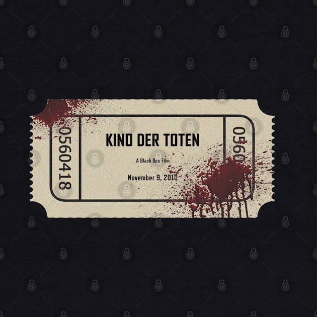 Zombies - Kino Der Toten Cinema Ticket by SLH-69